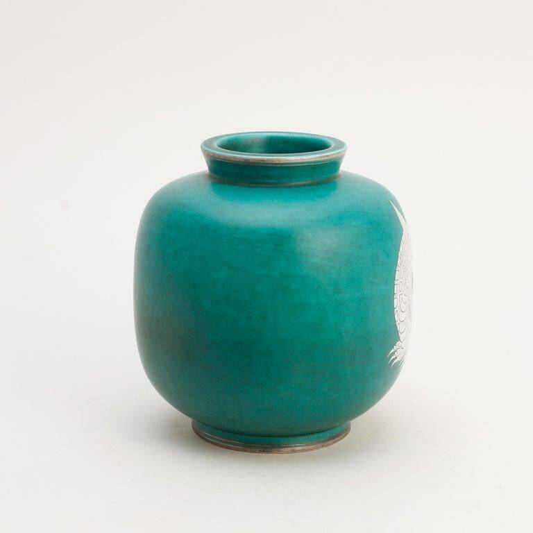 Vase Wilhelm Kage Gustavsberg Sweden, 1950. Signed and dated.