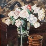 Peinture à l'huile de H. Bossut