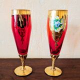 Murano champagne flutes
