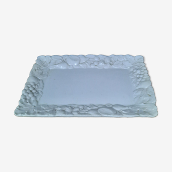 Plat en porcelaine blanche