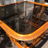 Table basse en rotin