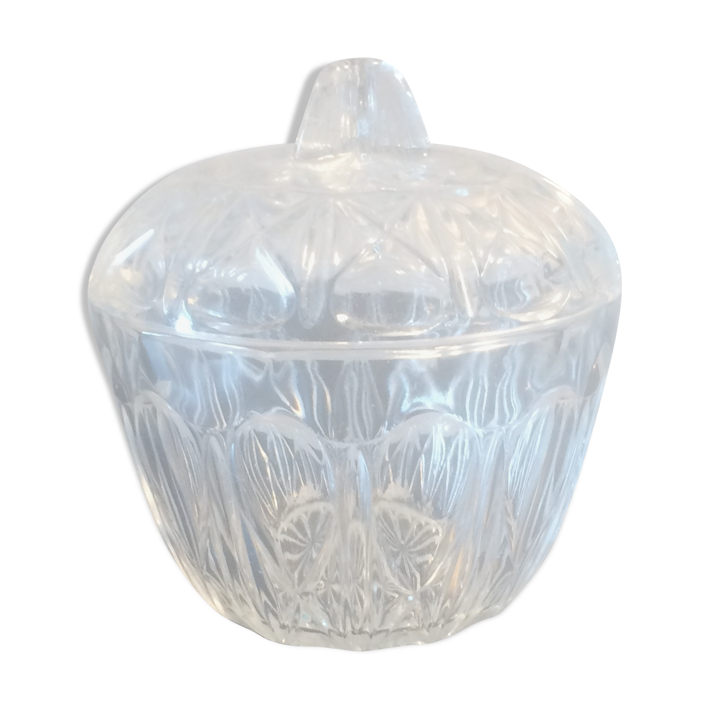 Sugar candy in glass