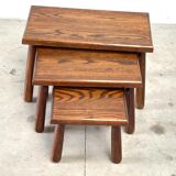 Brutalist nesting tables