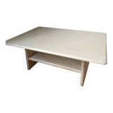 Vintage coffee table in travertine