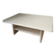 Vintage coffee table in travertine