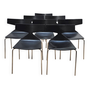 Suite 8 chaises salle à manger Saya, Arper