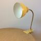 Lampe pince vintage jaune