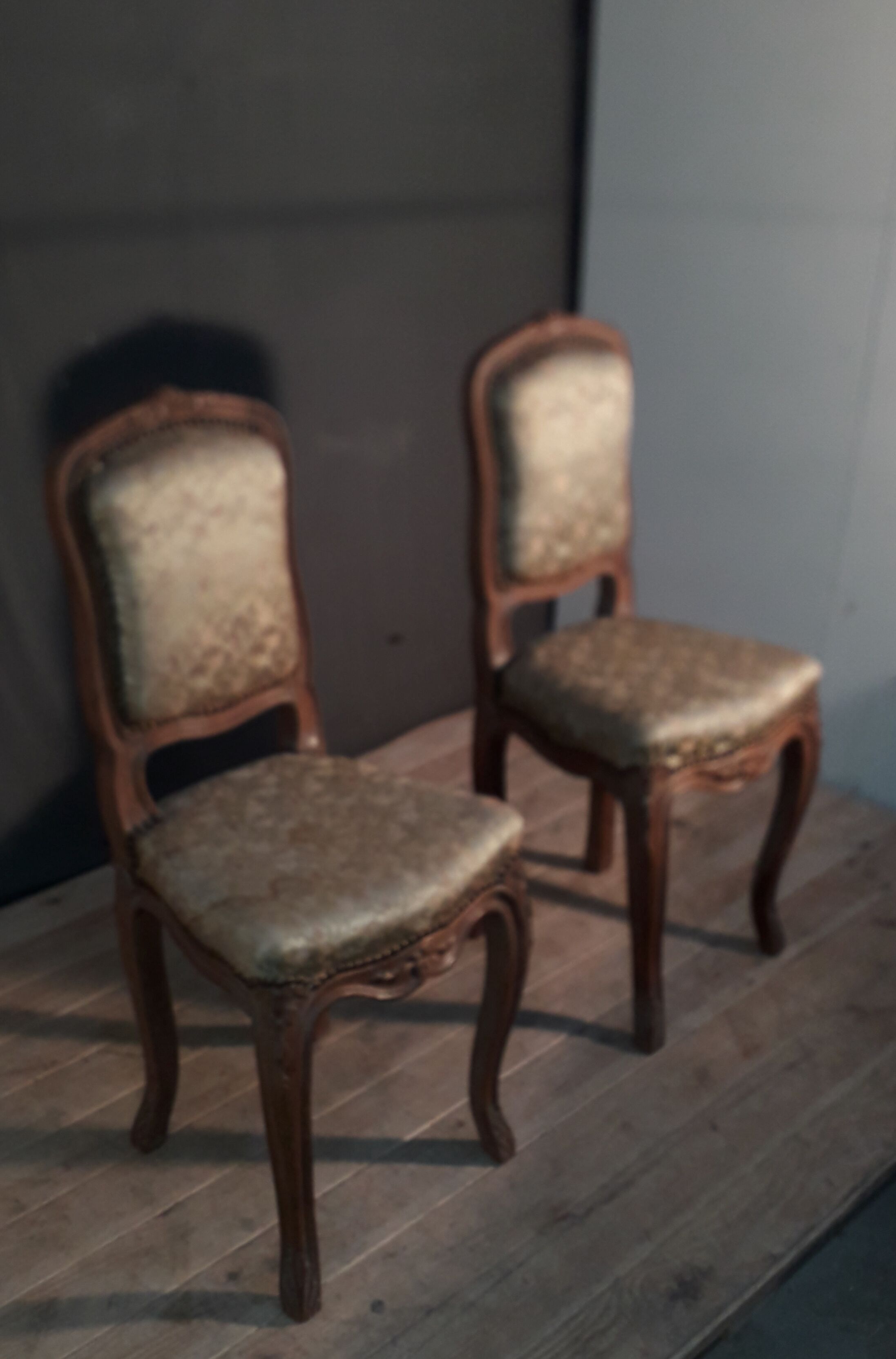 Pair of Louis XV style chairs