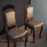Paire de chaises style Louis XV