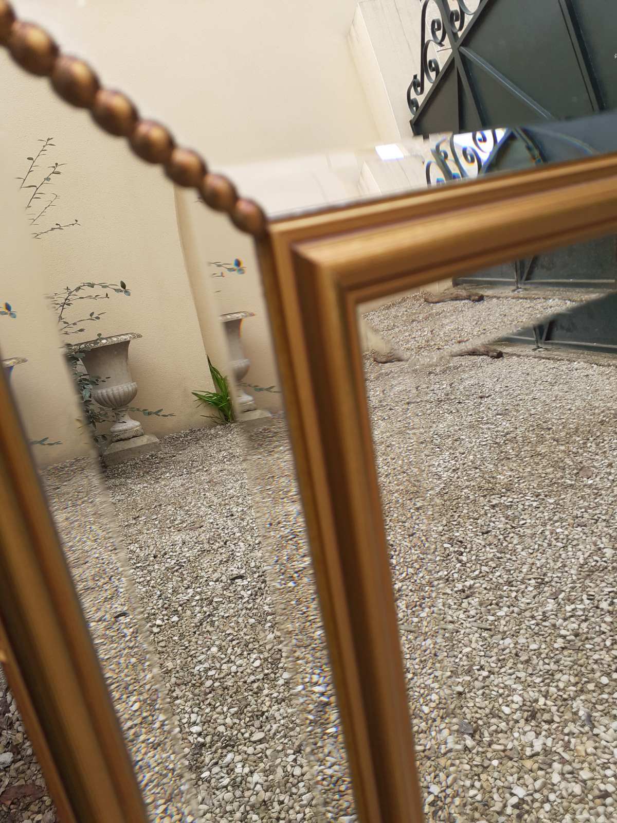 Bevelled mirror 89 x 68cm