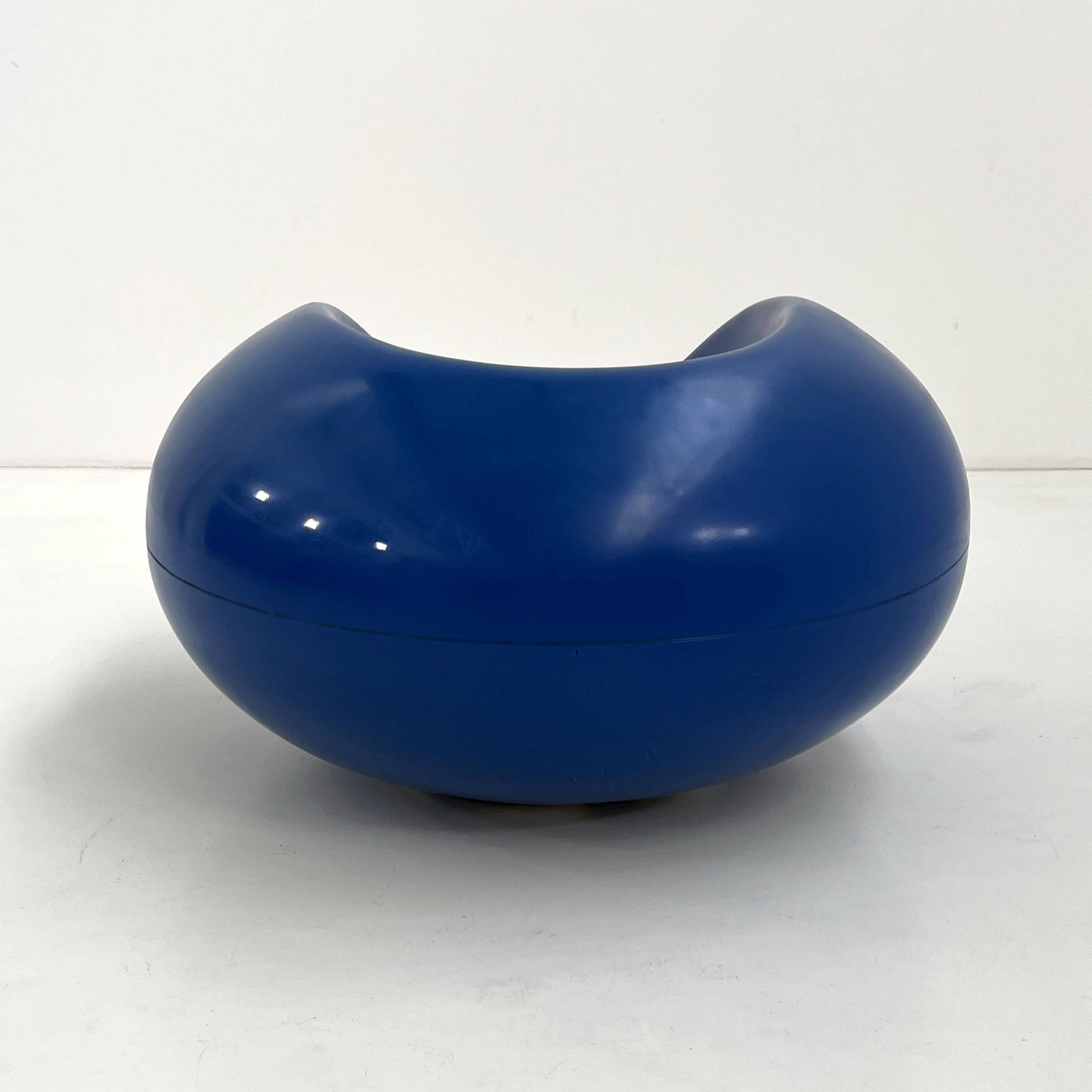 Pastil blue armchair by Eero Aarnio for Asko, 1960