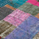 Handwoven turkish contemporary 201 cm x 300 cm multicolor patchwork carpet