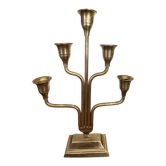 Art deco brass chandelier