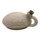 Old round sandstone hot water bottle