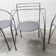 Set of 6 "Silver Moon" armchairs by Pascal Mourgue 1985