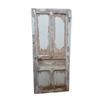 Old door beautiful patina height 208 cm