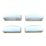 Holophane wall lamps and opaline glass 60s