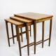 Mid Century Nesting Table by Opal, Set of 3, Walnut furniture