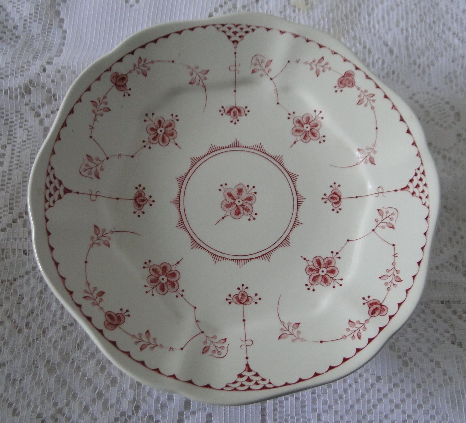 Shower foot cup in English earthenware