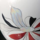 Service en porcelaine à café -ancien signé Roussel J. décor marguerite