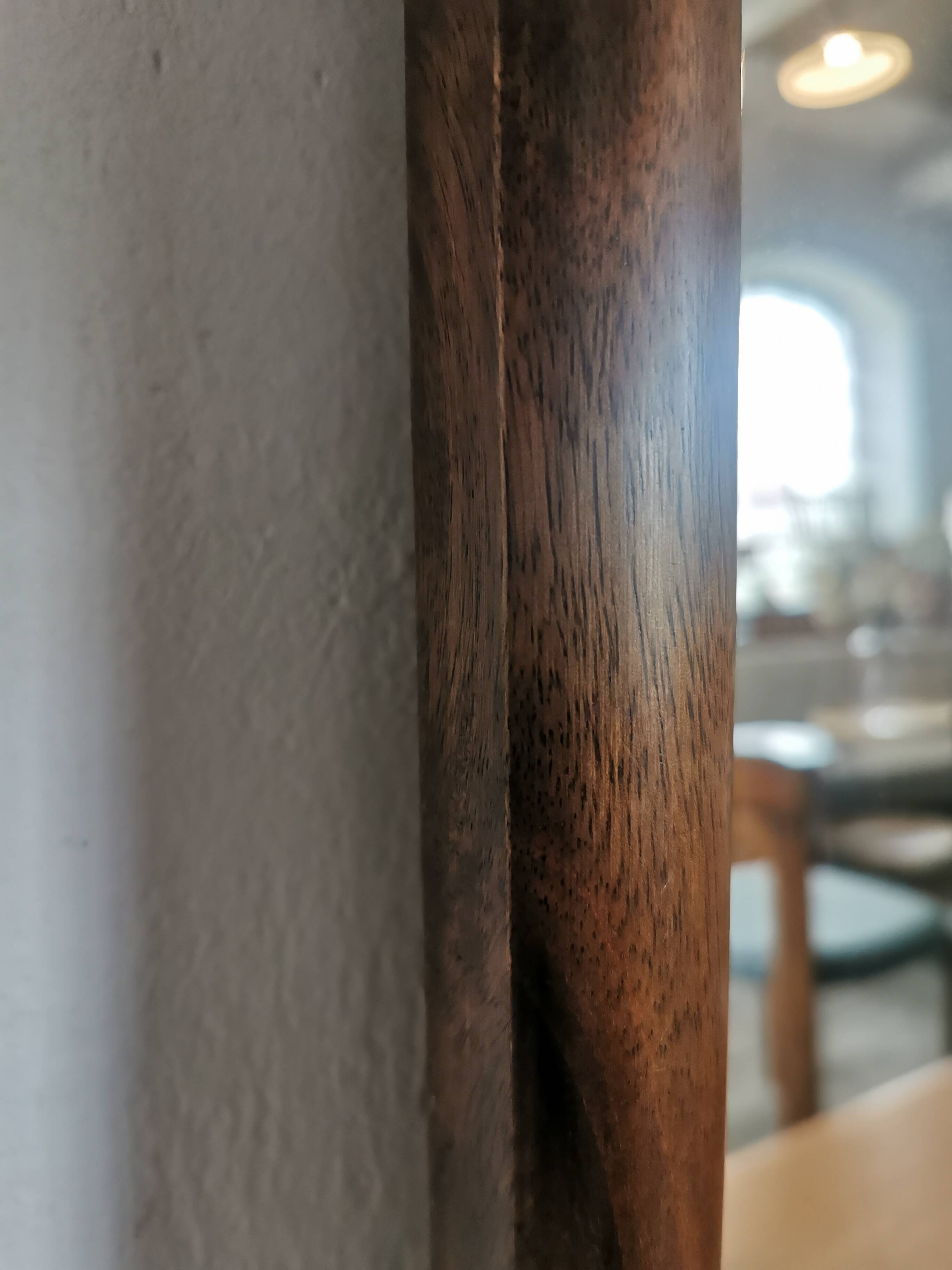Scandinavian mahogany mirror