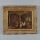 Peinture ancienne signée Jeno Chemendy, moine, XIX Century