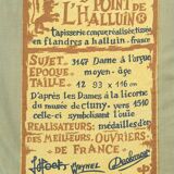 Halluin tapestry “The Lady at the Organ”