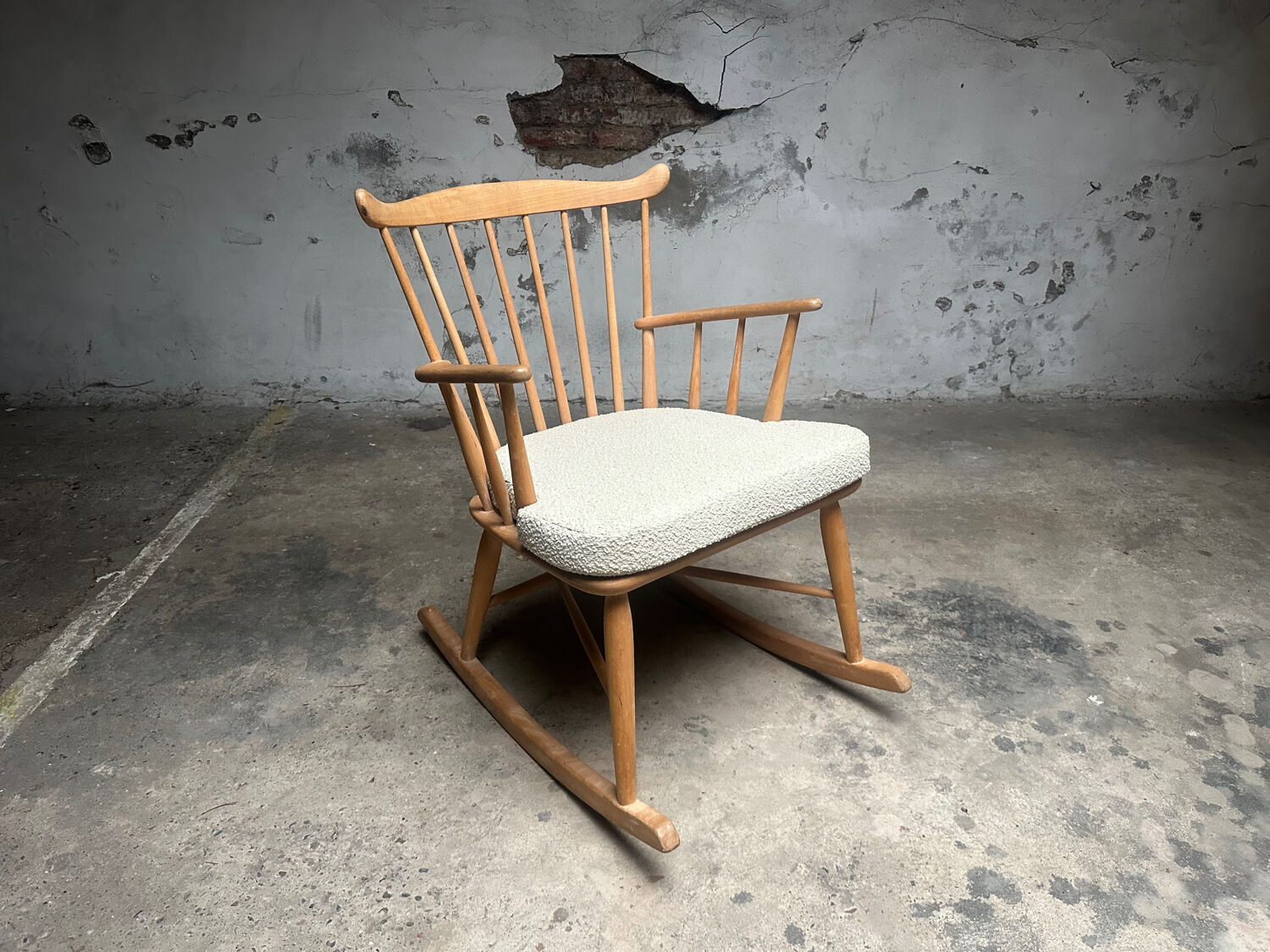 Chaise berçante vintage – Børge Mogensen