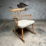 Chaise berçante vintage – Børge Mogensen