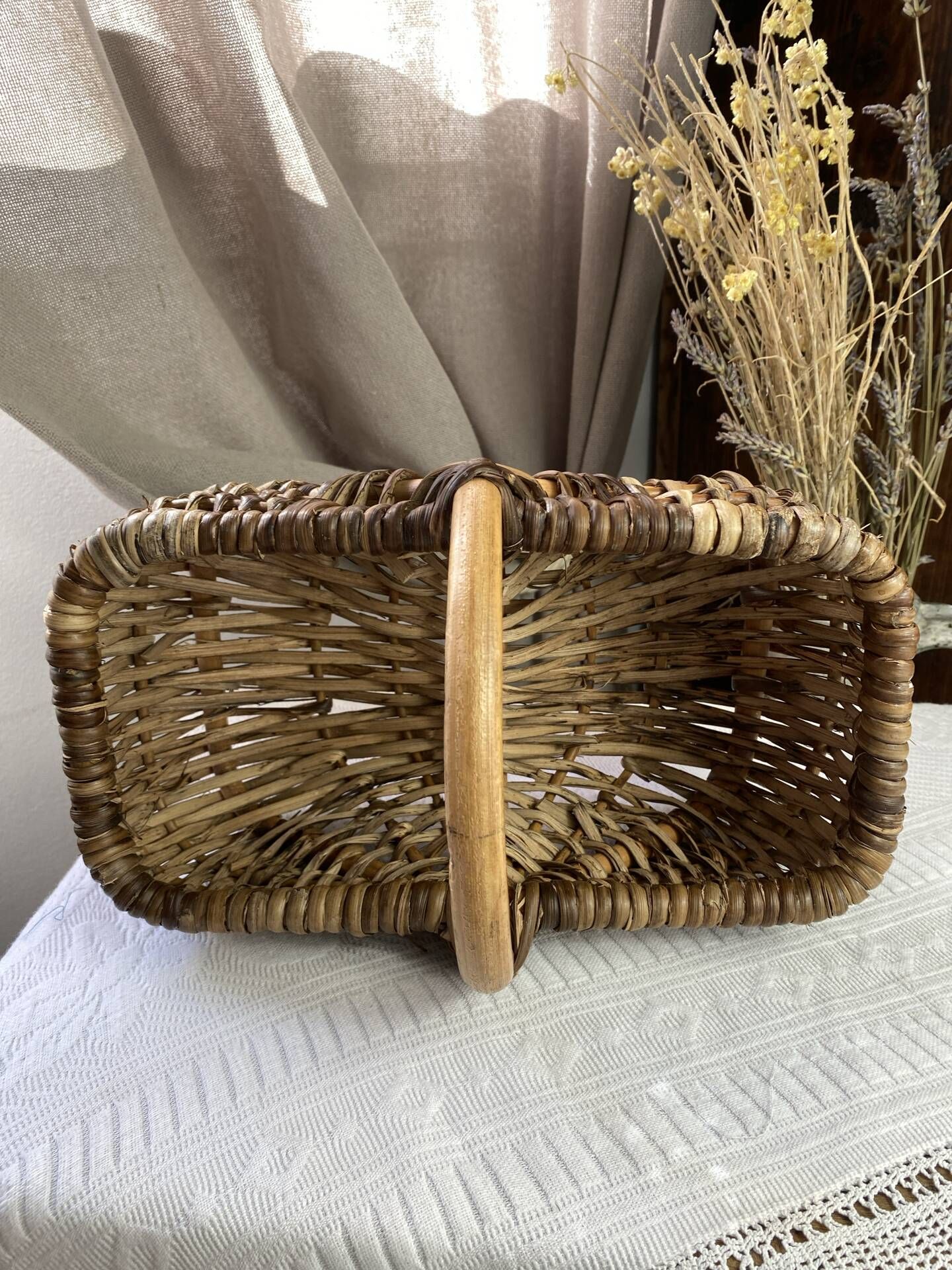 Rattan split basket