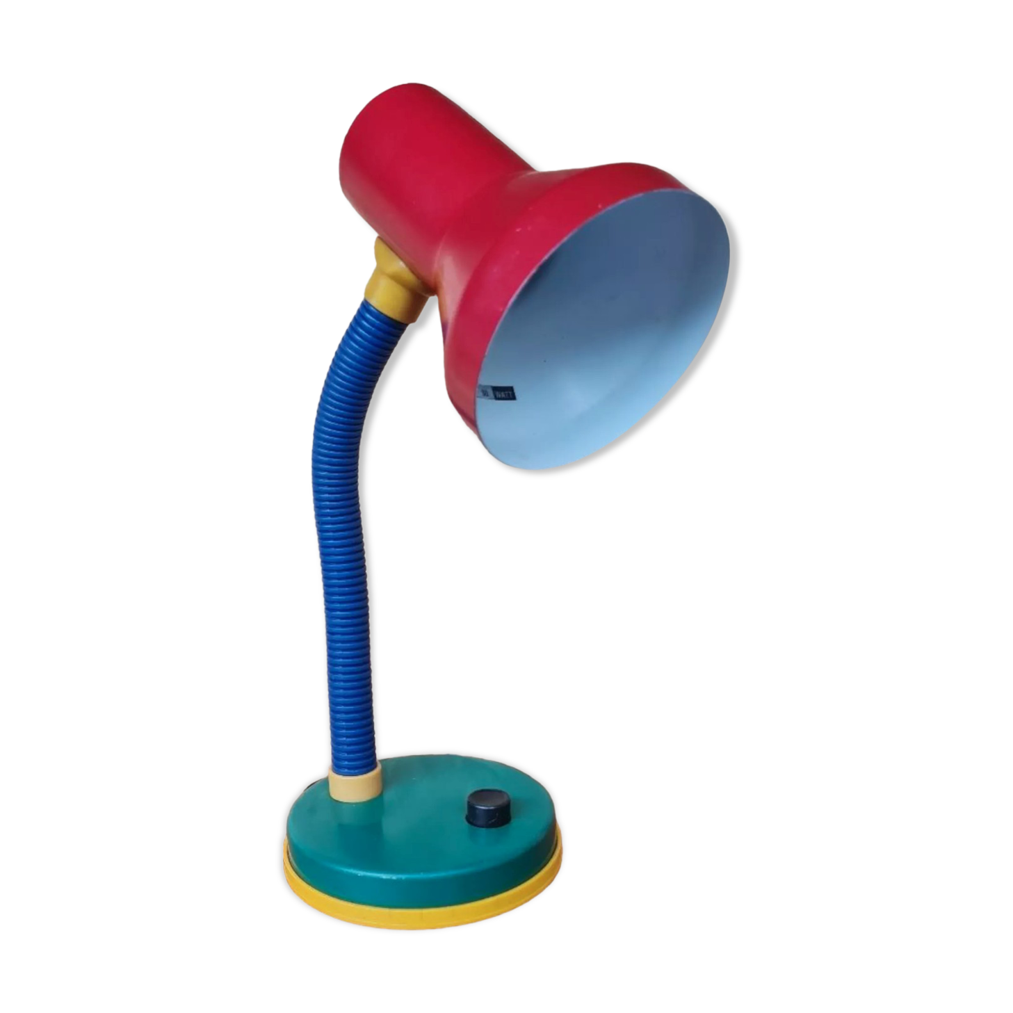 Table lamp primary color 1980