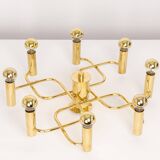 Magnificent mid-century chandelier in the Sciolari style, 1970s.