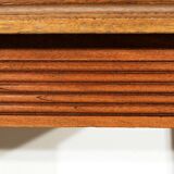 Table 6 couverts en acajou blond, 1940