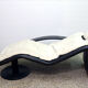 Chaise longue on wheels, Italian production, 1980s