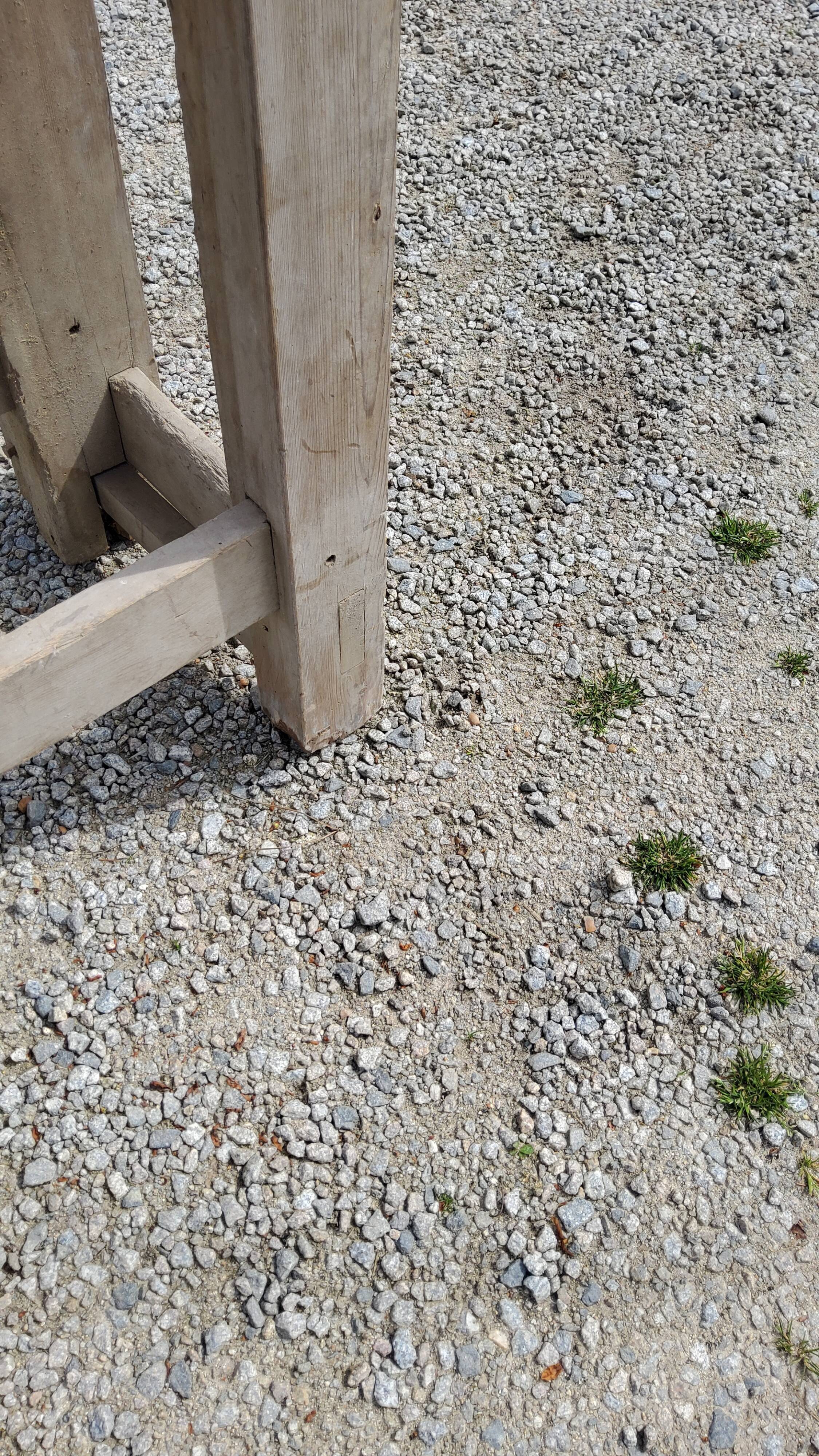 Old wooden workbench 126cm