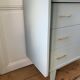 Commode 3 tiroirs vert amande