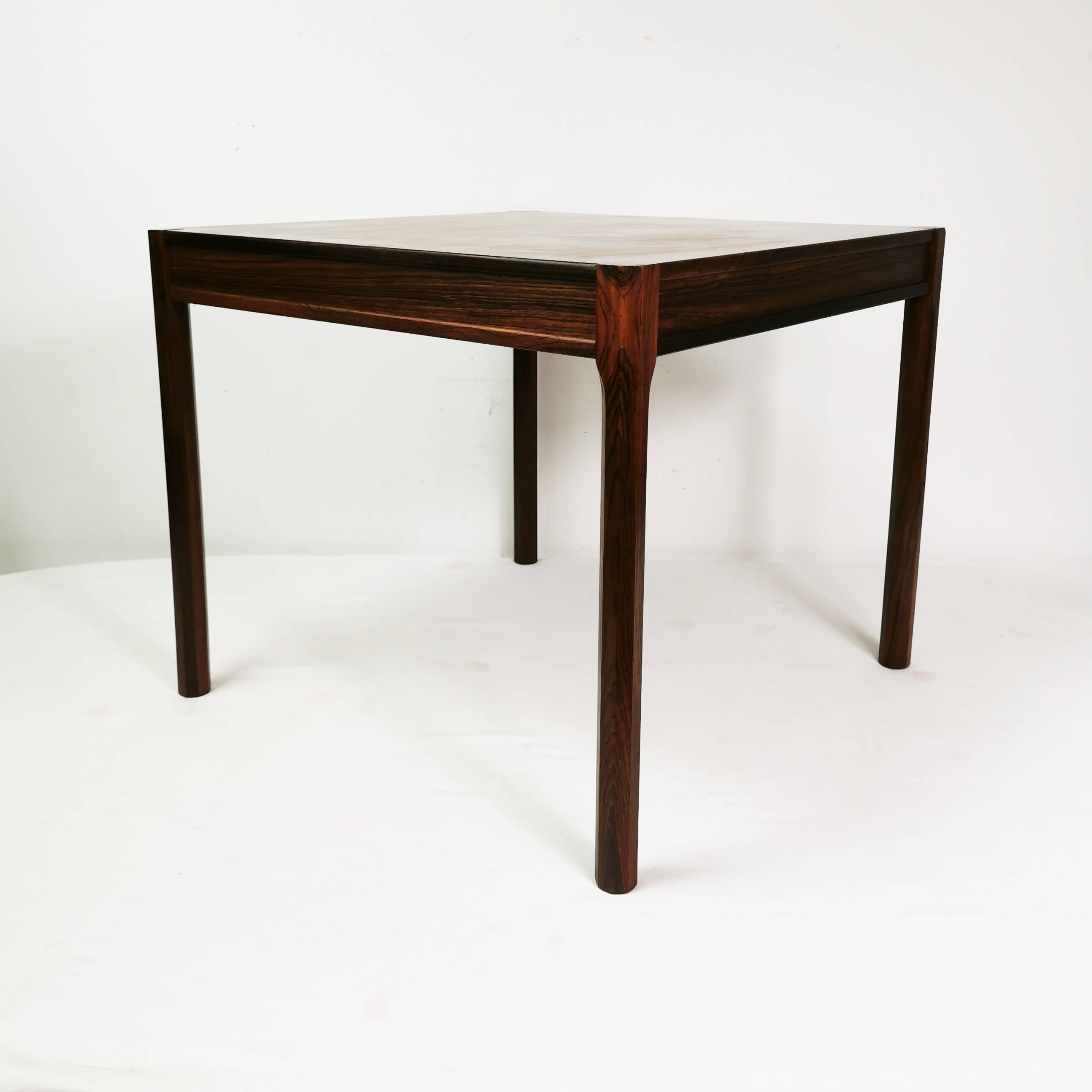 Square rosewood coffee table, Denmark, 1960s