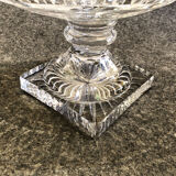 Coupe en cristal taillé, fin XIXe siècle