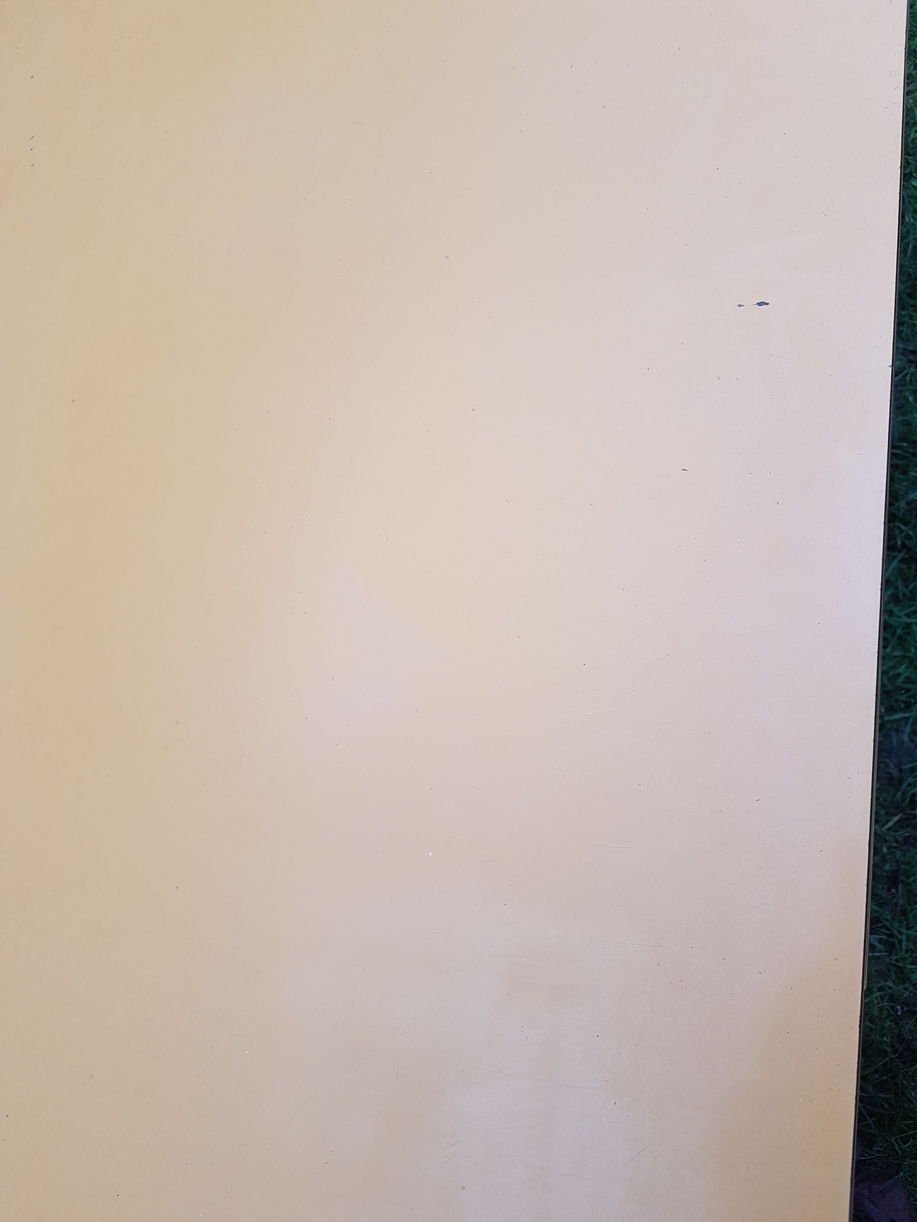 Table orange formica, 2 extensions