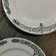 6 Longchamp "Yvonne" flat plates