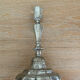 Louis XIV style silver metal candle holder