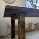Table de ferme travail pin 1950 220cm