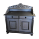 Buffet low 19th - silver grey patina and slate