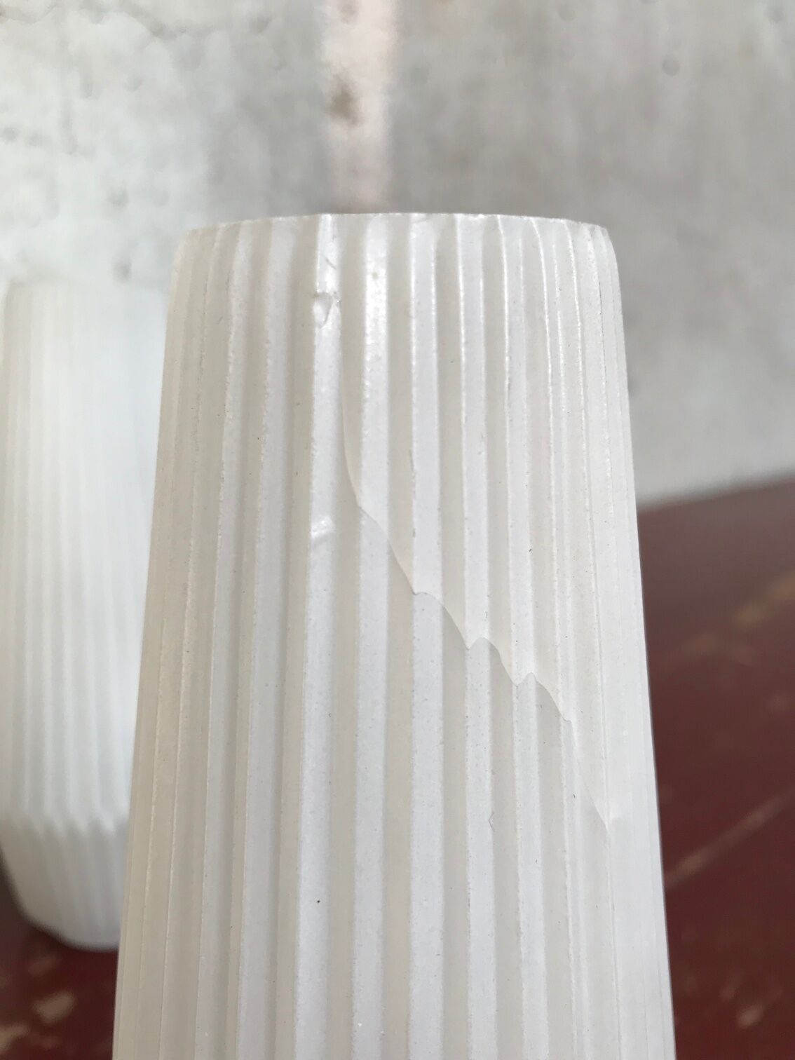 Pair of vintage metal and brass sconces