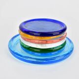 Vintage Murano Glass Coasters by V. Nason & C.