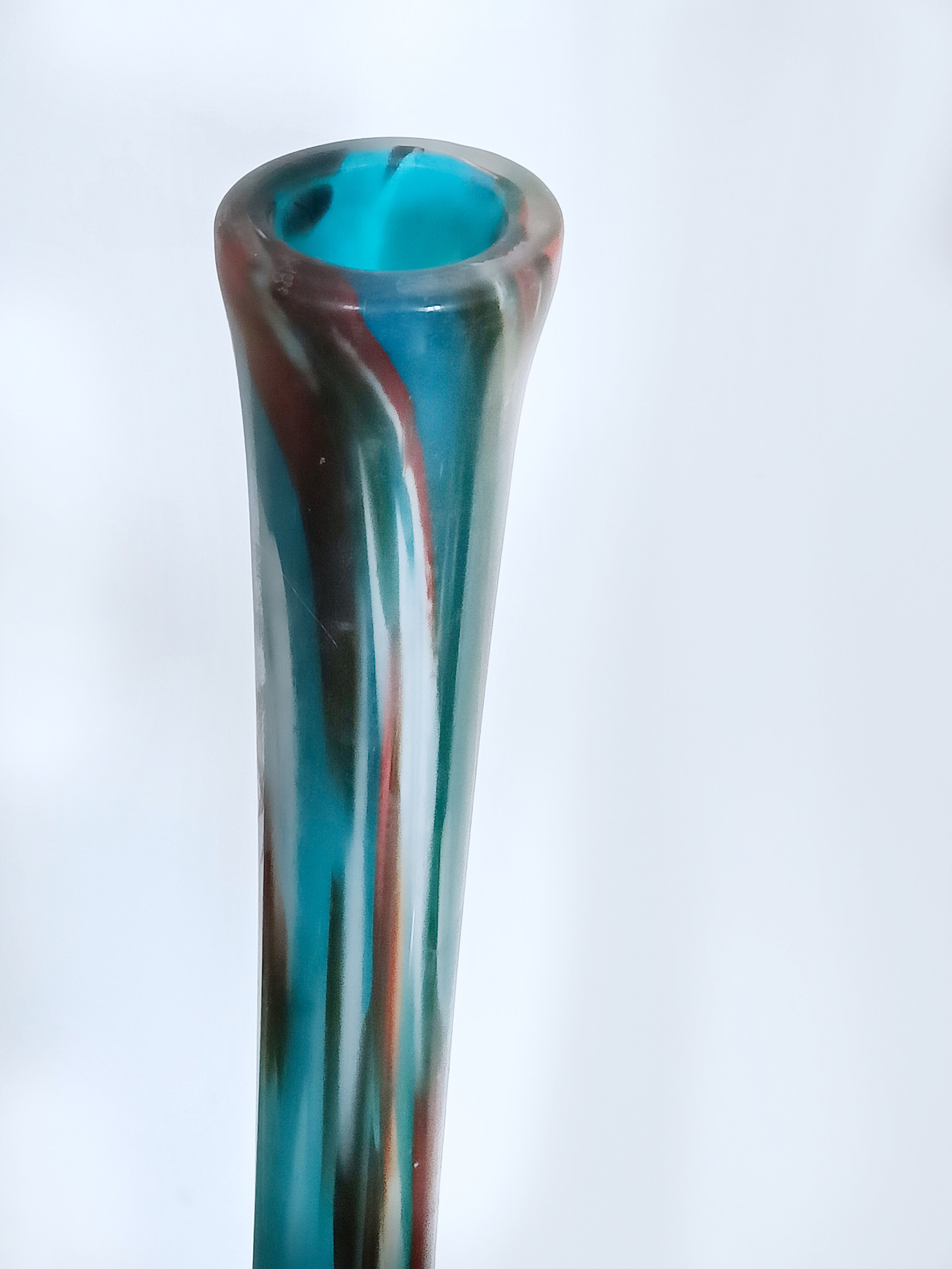 Soliflore en pâte de verre