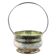 Art Nouveau sugar bowl, silver-plated brass, Hungary, 1930s