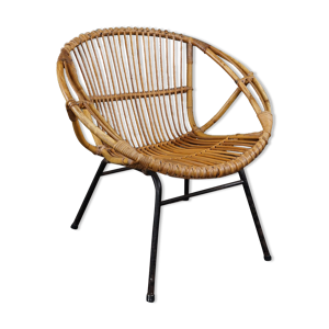 Fauteuil spécial en rotin Dutch