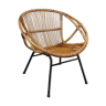 Special rattan armchair Dutch Design 1960