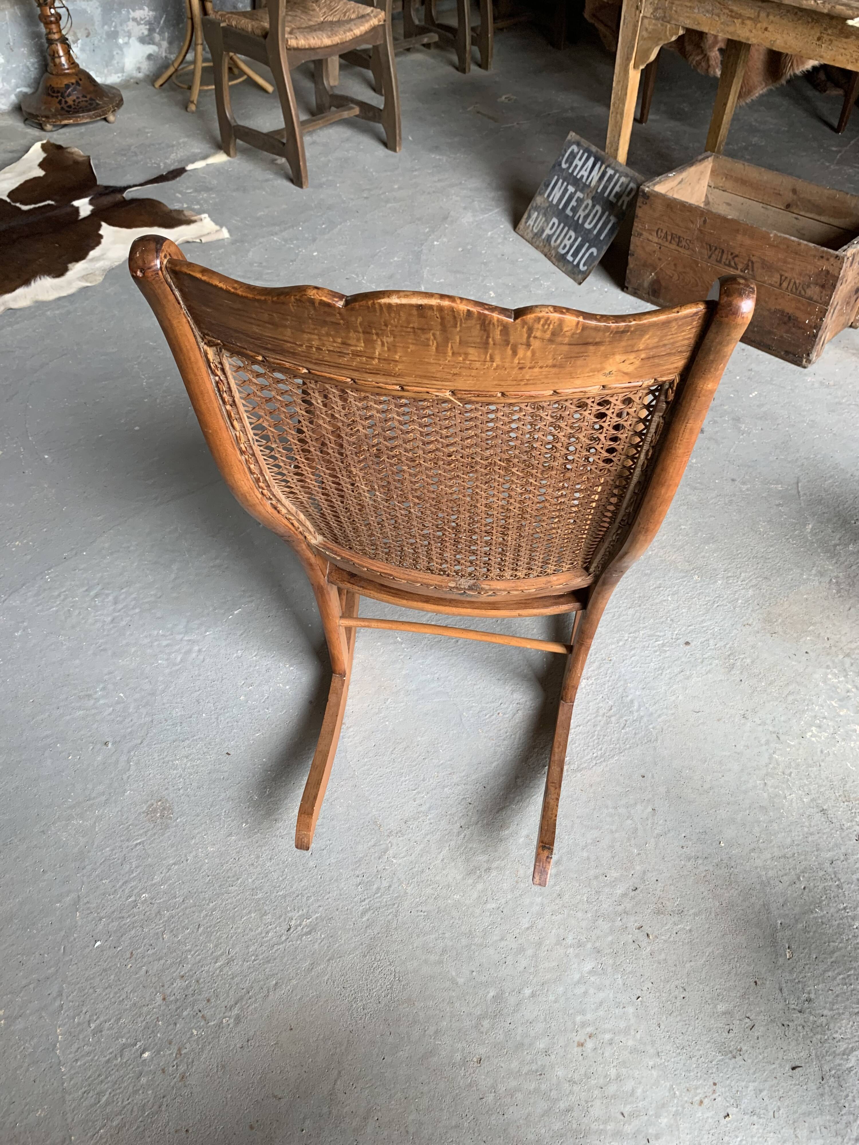 rocking-chair - wood and canning